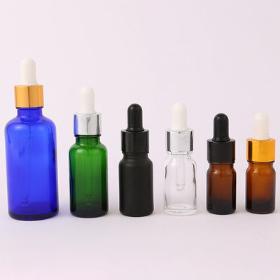 Cosmetic Glass Pipette Empty Dropper Bottles 10ml 100ml