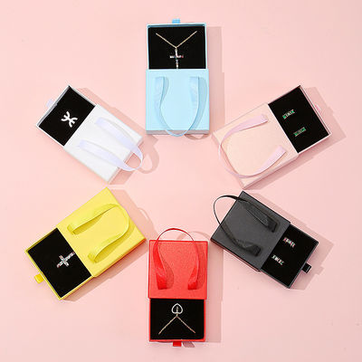Portable Drawer Jewelry Box Ring Necklace Earrings Bracelet Pendant Storage