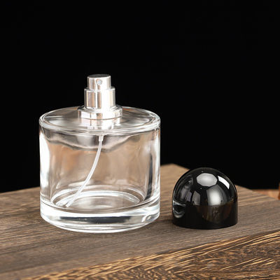 30ml 50ml 100ml Round Glass Perfume Bottles with Stock Fragrance Pump Spray and Empty Oil Packaging