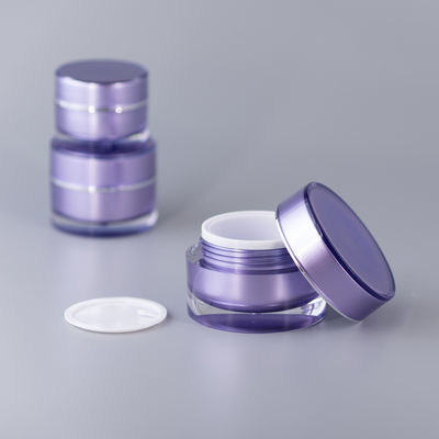 5g 10g 15g 20g 30g 50g 100g Cosmetics Acrylic Gel Nail Jar Matte for Skin Care Cream Frosted Plastic Jars with Screw Lids