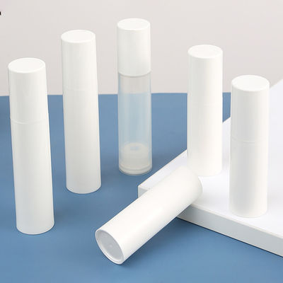 Senior PAK Manufacture PP White Matte Vacuum Bottle 15ml 30 50ml Airless Bottle Bottling Spray Emulsion Customized Accepted