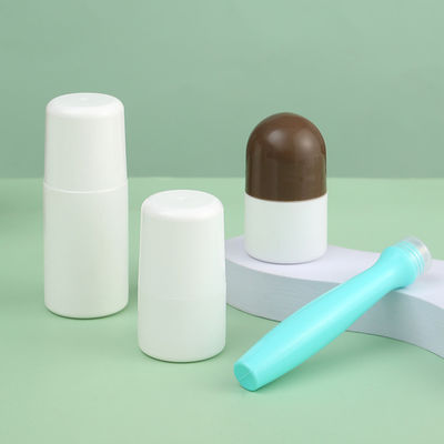 Eco-friendly Private Label Organic Roll on Natural Stone Alum Solid Perfume Deodorant Container Made of PP Body Material