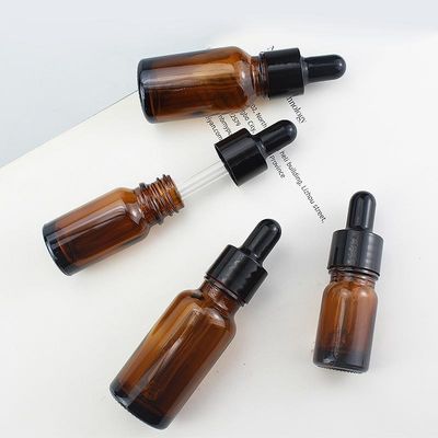 Private Label Oil Bottles 5ml 10ml 15ml 30ml 50ml 100ml Frosted Glass Dropper Bottle with Glass Pipette OEM/ODM Acceptable