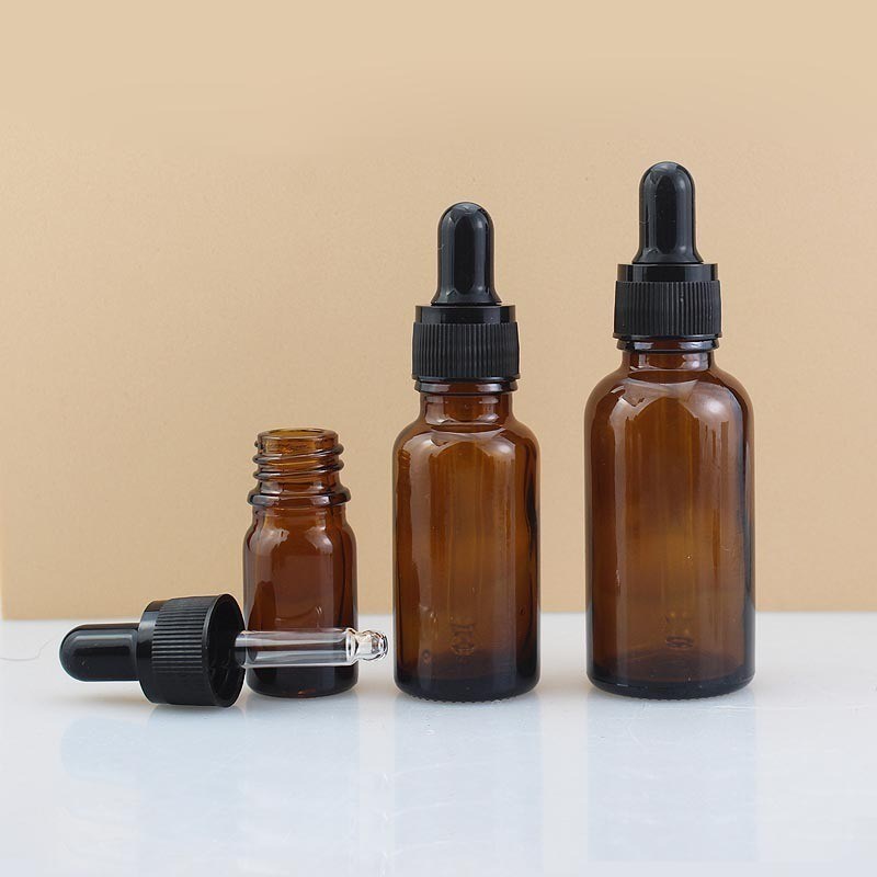 Private Label Oil Bottles 5ml 10ml 15ml 30ml 50ml 100ml Frosted Glass Dropper Bottle with Glass Pipette OEM/ODM Acceptable